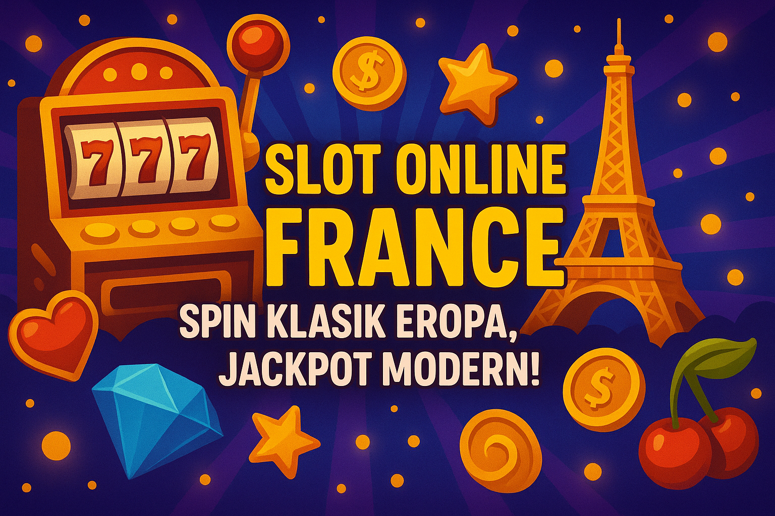Slot Online France: Spin Klasik Eropa, Jackpot Modern!
