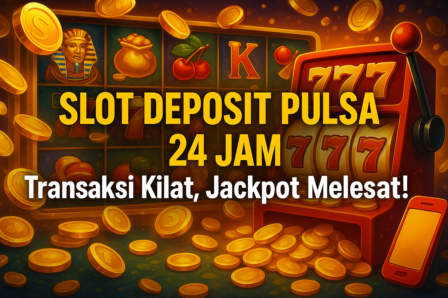 SLOT DEPOSIT PULSA 24 JAM: Transaksi Kilat, Jackpot Melesat!